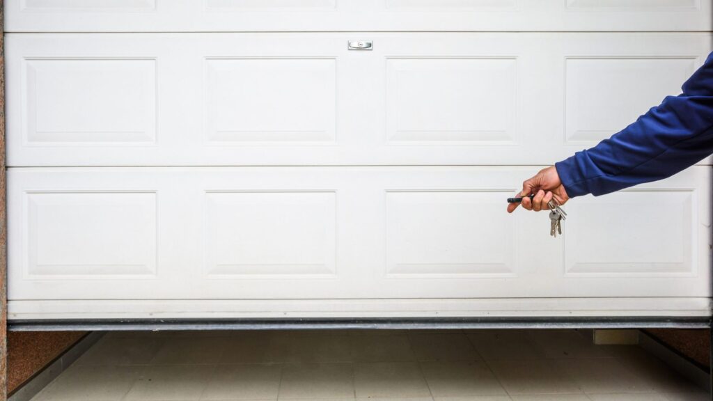 opening sectional door
